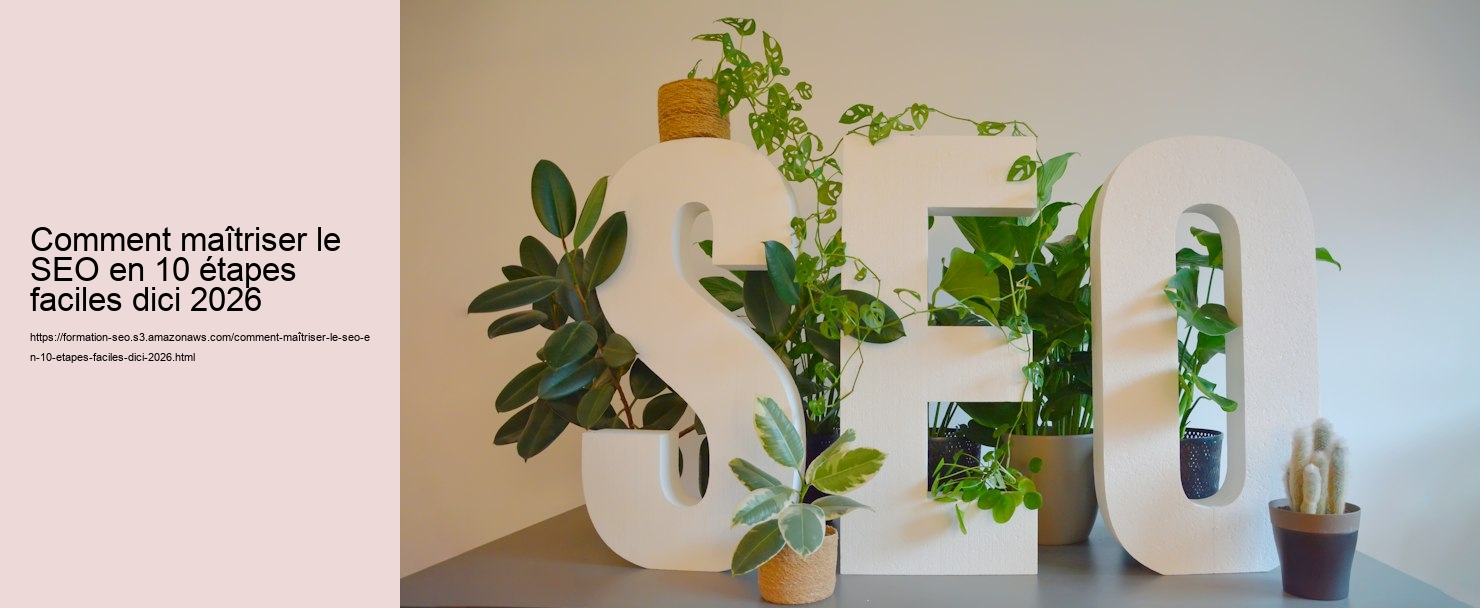 Comment maîtriser le SEO en 10 étapes faciles dici 2026